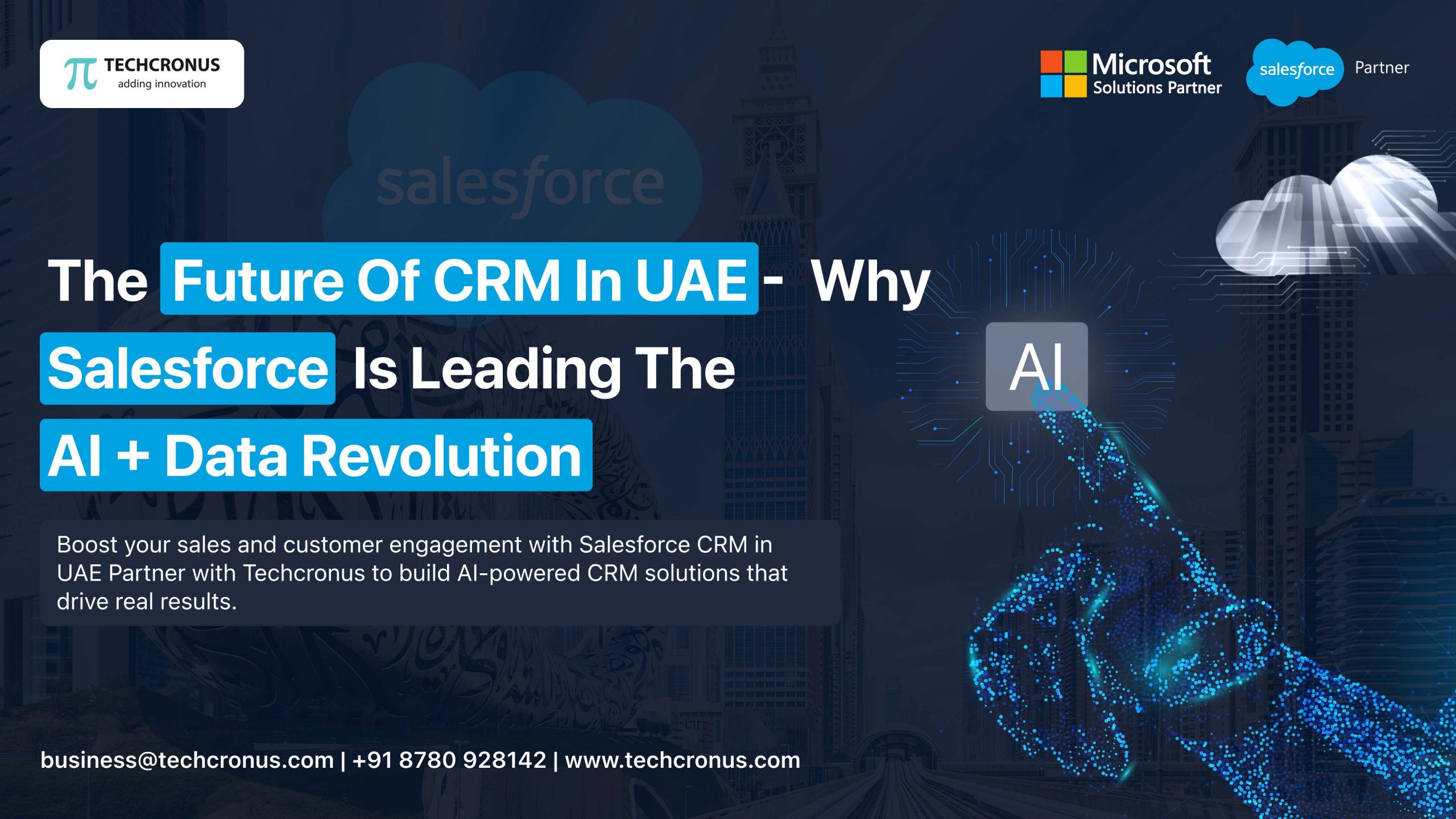 The Future of CRM in UAE – Why Salesforce Is Leading the AI + Data Revolution